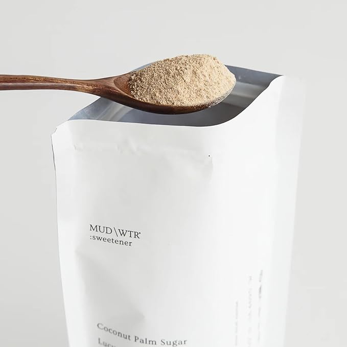 MUDWTR Coconut Sweetener | Organic Coconut Palm Sugar & Lúcuma Powder Mix | USDA Organic Natural Sweetener | Serve with MUDWTR, Coffee, Tea & Hot Drinks | Gluten Free, Vegan, Non-GMO | 30 Servings