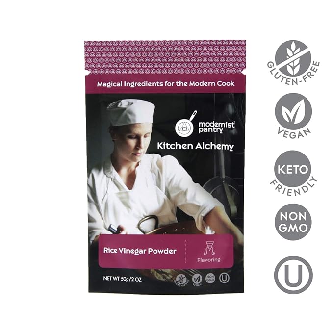Rice Vinegar Powder Gluten-Free Vegan OU Kosher Certified - 50g/2oz