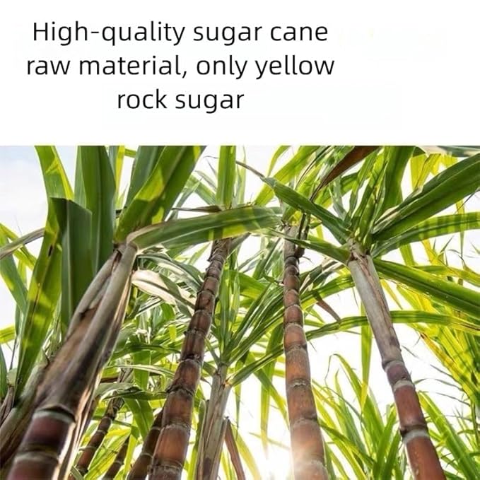 MOORCHOCO Yellow Rock Sugar for Pho, Medium-Sized (Medium sized particles 14.1oz)