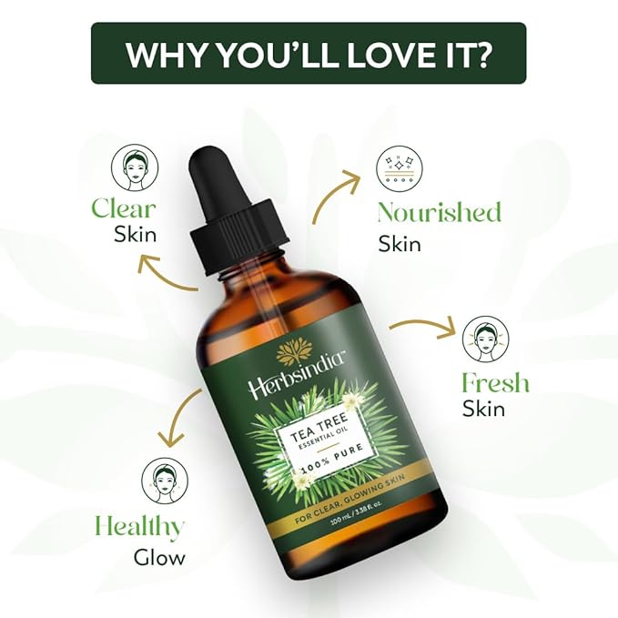 Parachute Advansed Virgin Coconut oil (skin) & Herbsindia Tea Tree oil