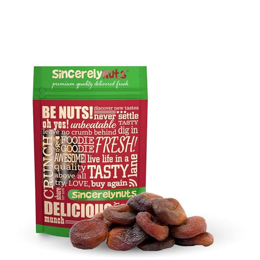 Sincerely Nuts ??Organic Dried Turkish Apricots | Five LB Bag | Healthy Pitted Apricot Fruit | Raw Vegan Snack | Dehydrated and Unsulfured | Sweet Gourmet Snacking Food | Kosher and Gluten Free