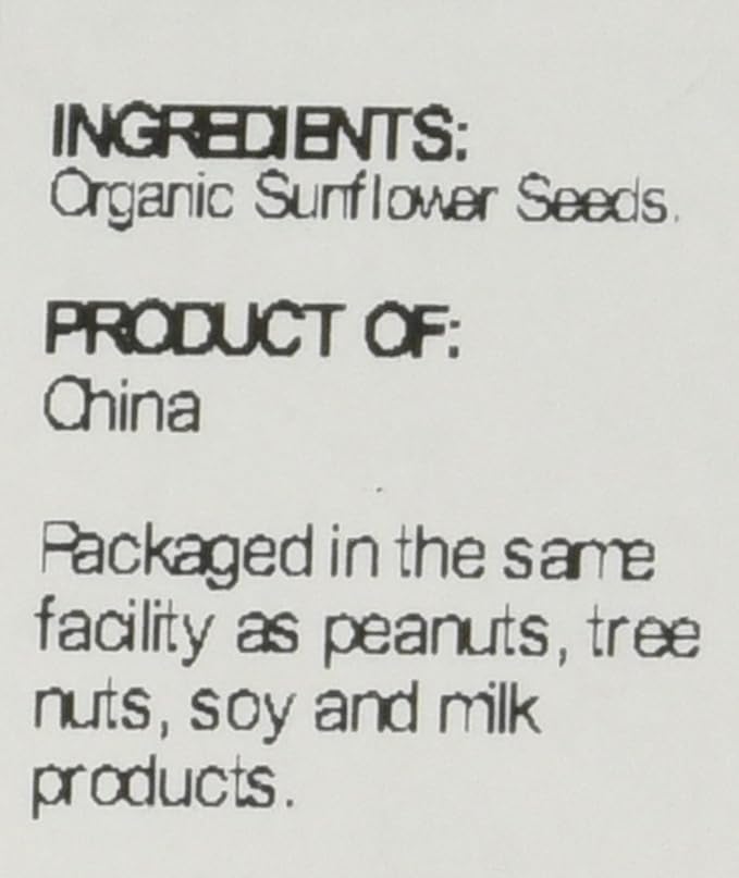 Sincerely Nuts Organic Sunflower Seed Kernels Raw (No Shell) (5lb bag) | Nutritious Antioxidant Rich Superfood Snack | Source of Protein, Fiber, Essential Vitamins & Minerals | Vegan and Gluten Free