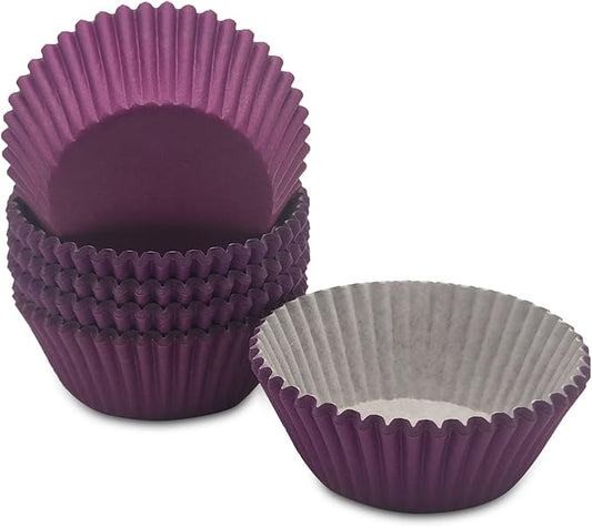 Standard Baking Cups, Classic Purple Greaseproof Festive Cupcake Liners, 150-Count