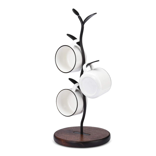 ALLCENER Mug Holder, Countertop Mug Tree, Coffee Mugs & Tea Cup Storage Rack, Coffee Counter Bar