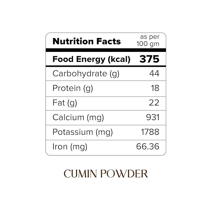 Darsa Organics Ground Cumin Powder 3.5 oz - Premium Grade USDA Organic Certified Cumin Spice from India, Ideal for Curries, Stews and Taco Seasoning, Non-GMO, Gluten Free, Kosher, Vegan