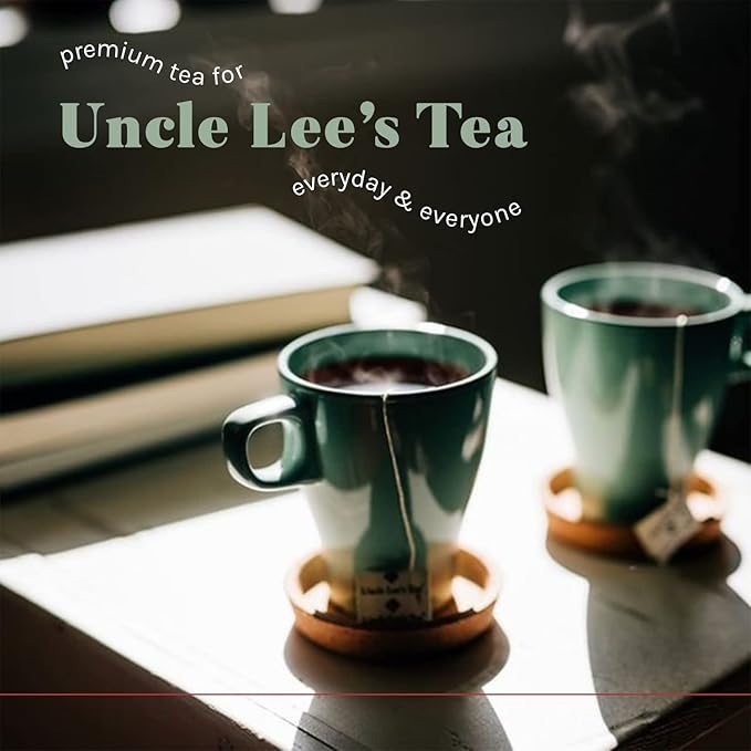 Uncle Lee’s Imperial Organic Chai Variety 6-Pack – Assortment of Chai Tea Bags, 5 Caffeine-Free Varieties + Caffeinated Green Tea with Lemon, 18 Count Ea (108 tea bags)