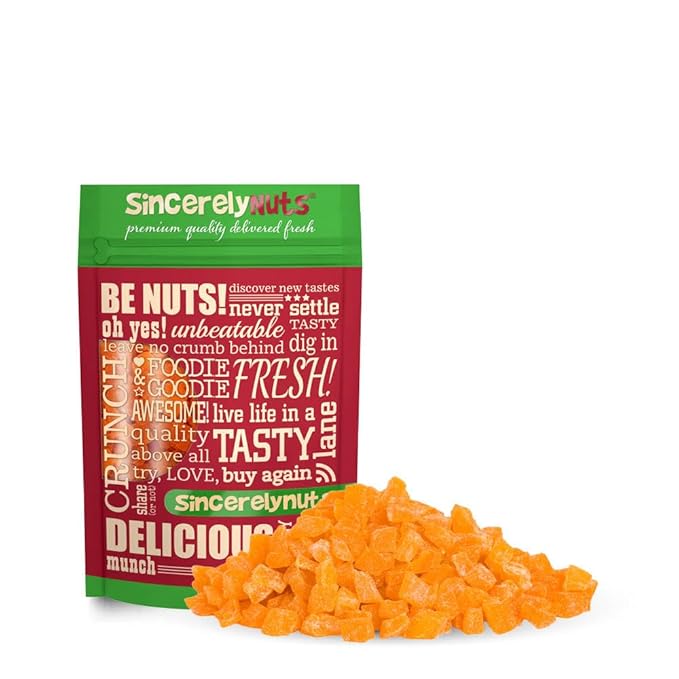 Sincerely Nuts Diced Mangos (3 LBS)-Nutritious and Satisfying Tropical Fruit-Healthy Alternative for Sweet Tooth- Gluten-Free Food, Vegan, and Kosher Snack-The Perfect Snack for the Whole Family