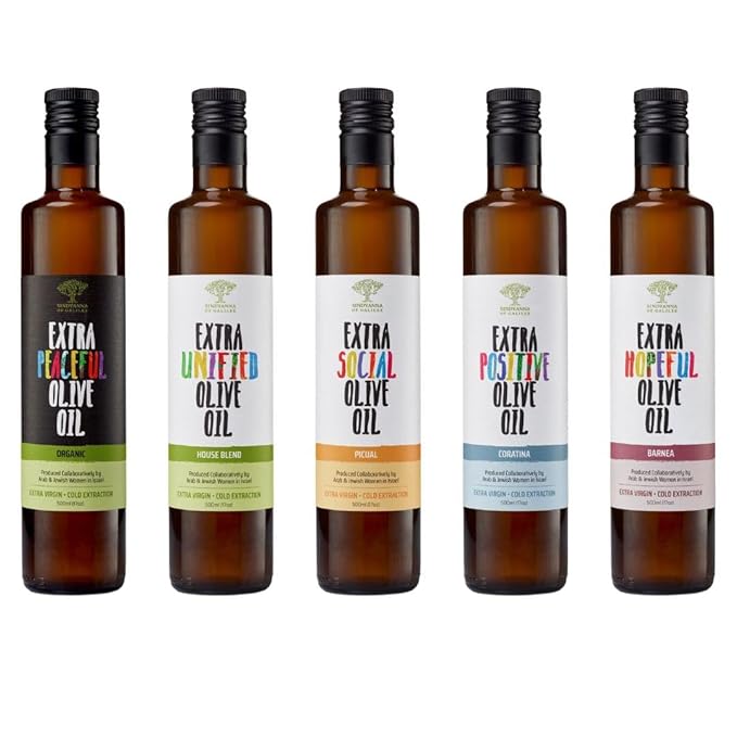 SINDYANNA OF GALILEE Virgin Olive Oil, Small Batches from Local Olives, Made in Israel 250ml (PICAL OIL)