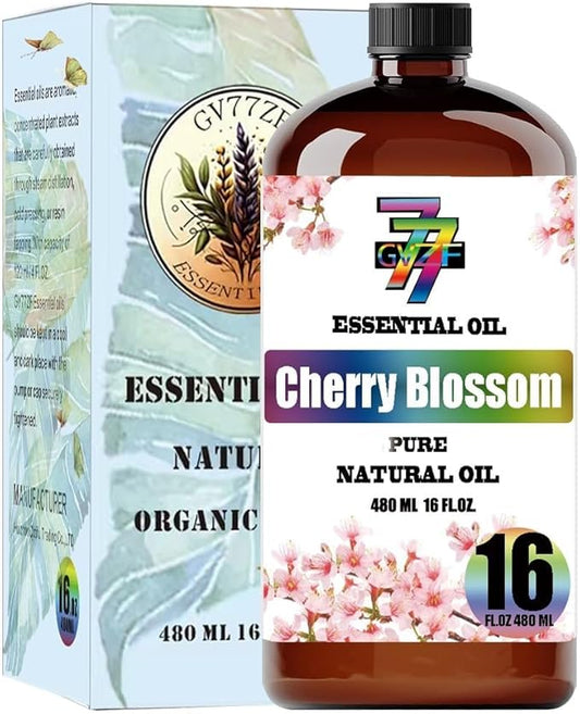 Cherry Blossom Essential Oil (16 oz / 480 ml) ??Cherry Blossom Oils for diffusers, humidifiers, Home Baths, Cleaning Products, Yoga, DIY Soaps and DIY Scented Candles