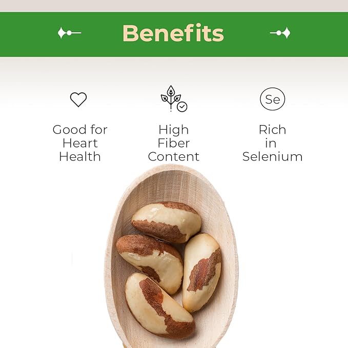Sincerely Nuts Brazil Nuts Roasted and Salted (5 Lb. Bag) | Delicious Healthy Snack Food | Whole, Kosher, Vegan, Gluten Free | Gourmet Snack | Great Source of Protein, Vitamins & Minerals