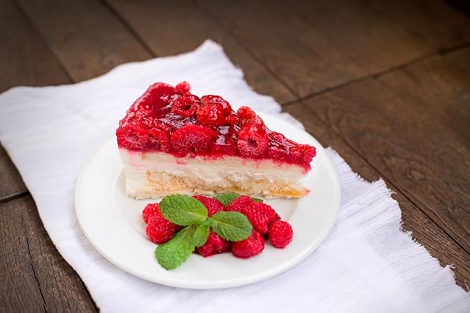 A Blend Above White Chocolate Raspberry Swirl Pie Mix - No-Bake Desserts, All Natural, Vegan, Gluten Free, No MSG - Instant Dessert Mix, Fruit Dip, Bagel Topping, Frosting, Cheesecake Filling - Makes 16 Oz (Pack of 3)