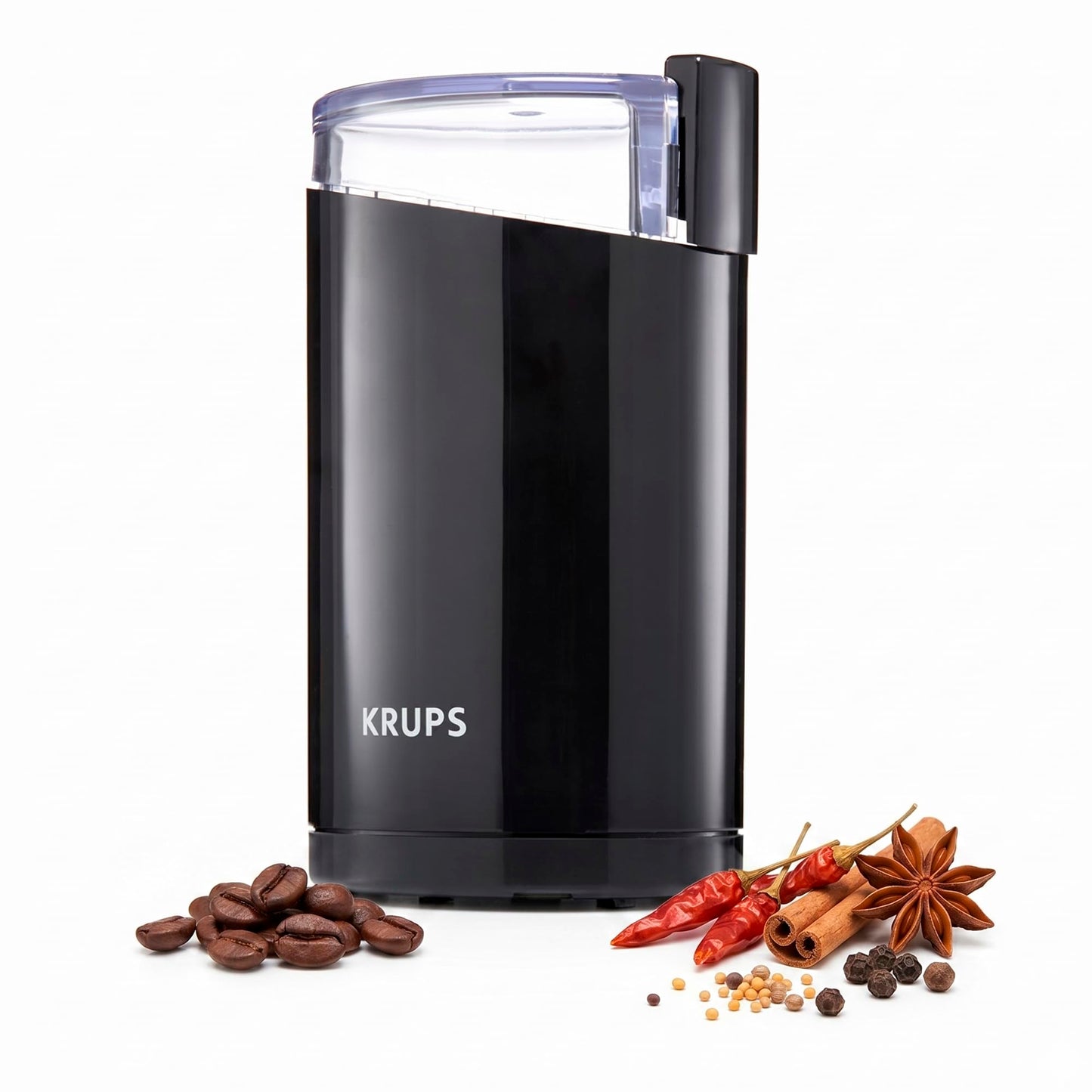 KRUPS Precision Electric Coffee Grinders, 3 oz Capacity, 200W Motor, Stainless Steel Blades for