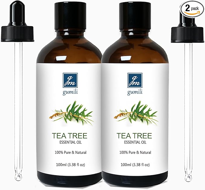 Tea Tree Essential Oil 200ML, Pure Tea Tree Oil for Diffuser Aromatherapy Beauty Care Home Cleansing