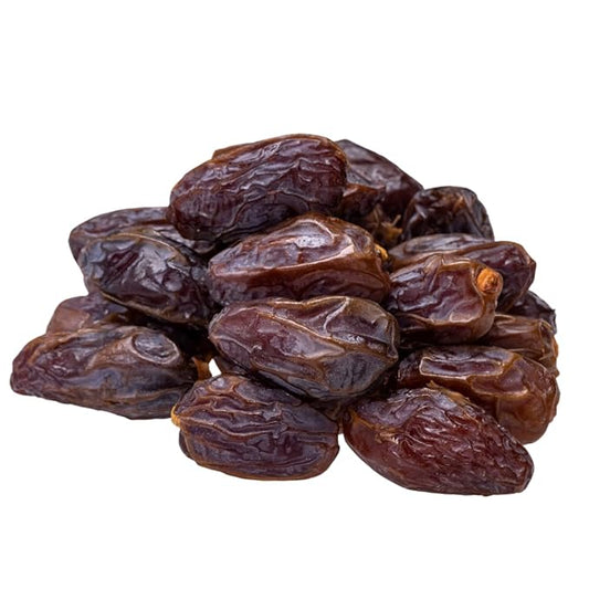 Raw Essentials Medjool Dates - Sweet and Caramel-like - Great in Desserts, Smoothies, and Savory Dishes - 18 Ounce Resealable Bag