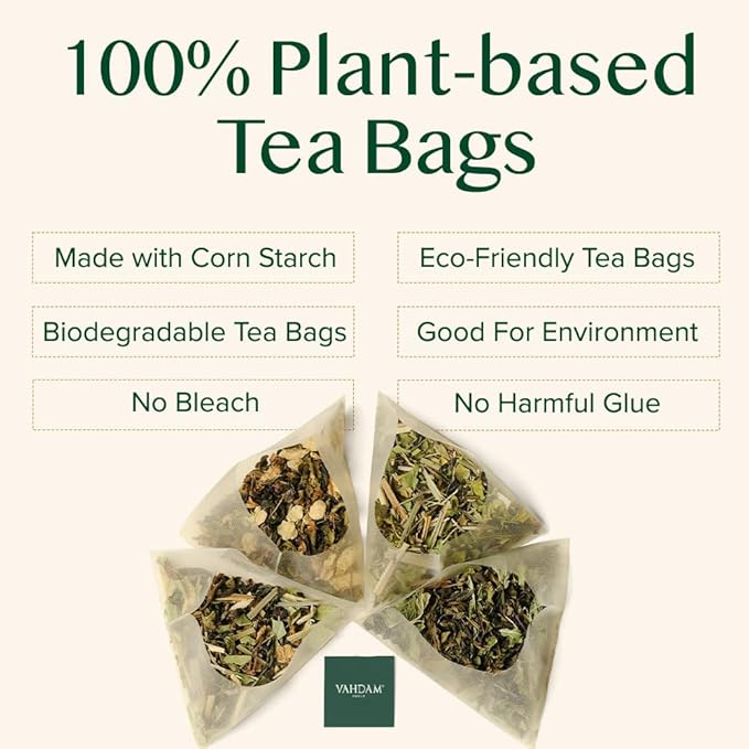 VAHDAM, Vanilla Chai Tea Bags (15 Count) High Caffeine, Non GMO, Gluten Free | Individually Wrapped, Full-bodied & Malty | No Artificial Flavor | Blended w/Vanilla, Cappuccino & Exotic Spices