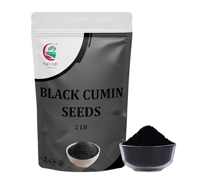 Black Cumin Seeds 2 LB, Nigella Sativa, 100% Pure & Natural, Premium Quality Kalonji Seeds, Perfect for Seasoning, Cooking, Sprouting & Herbal Uses, 2LB Bulk Pack - By Yogi?셲 Gift짰