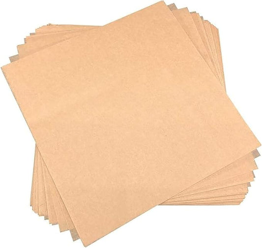 500 PCS Precut Parchment Paper Squares for Baking Cookies, Unbleached Nonstick Wax Paper Sheets for Separating Beef Patties, Freezing Hamburgers. (4x4 Inch)