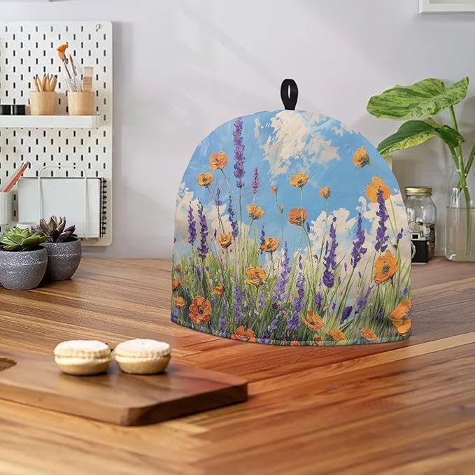 Tea Pot Cozy for Teapots Breakfast Pot Cover Heat Resistant Keep Warm Tea Protective Cover Teapot Dust Proof Cover Warming Tea Kettle Quilt Gifts for Women Wife Mom