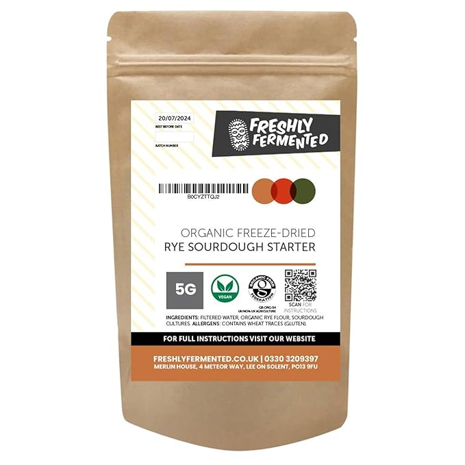 Freshly Fermented - Certifed Organic Sourdough Starter - Rye