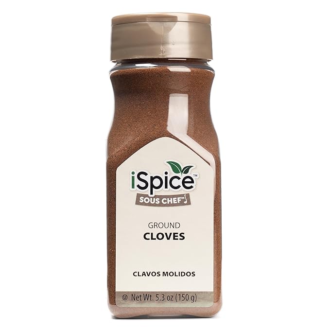 iSpice PREMIUM GROUND CLOVES | Pure and Fresh |Essential Kitchen Herbs |5.3oz (152g)