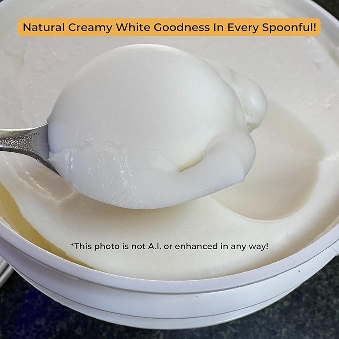 100% Pure Beef Tallow for Cooking & Deep Frying - 7lb Bulk Size - Food Grade Non-GMO | Nose to Tail | Made in USA | Gluten-Free | Great For Roasting, Baking, Cast Iron Seasoning, Candles, & Soap