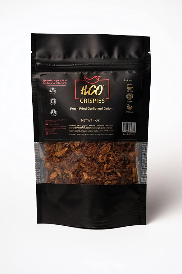 HCO Crispies ??Fried Garlic and Onion Mix | Perfect for Baking, Seasoning & Topping | From the Makers of Hot Crispy Oil