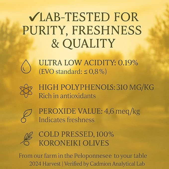 Yialós Extra Virgin Olive Oil from Greece ??2025 NYIOOC Winner | Small Batch, Single Estate, 100% Koroneiki | Cold Pressed, High Polyphenols | 500 mL Glass Bottle