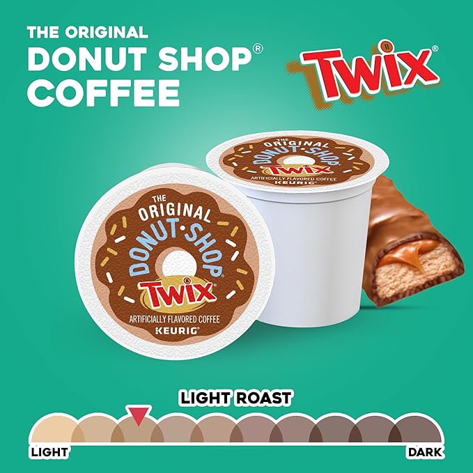 The Original Donut Shop TWIX Coffee, Keurig Single Serve K-Cup Pods, 96 Count