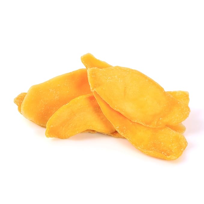 Gourmet Grove - Natural Dried Mango Slices 12 OZ Pack of 2 | Soft, Juicy, Sliced Mangoes | Lightly Sweetened - (Pack of 2)