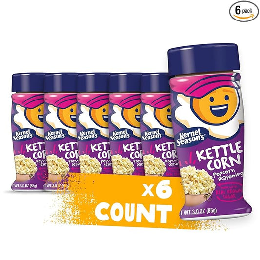 Kernel Season's Popcorn Seasoning, Kettle Corn, 3 Ounce (Pack of 6)