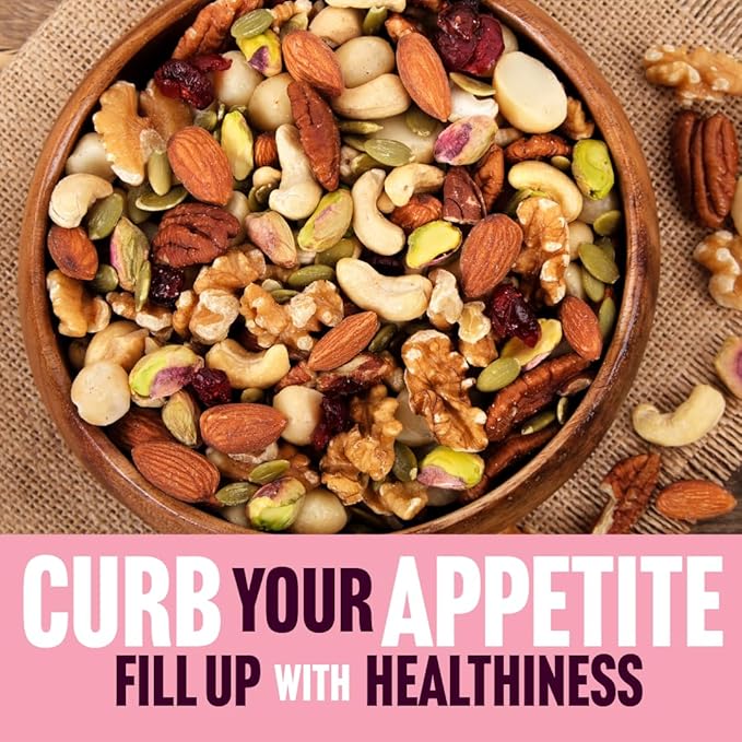 Daily Gourmet Nuts - Unsalted Mixed Nuts Snack Packs/Individually Wrapped Snacks/Nut Snacks/No Peanuts/Healthy Trail Mix Individual Packs/Deluxe Assorted Snacks / 48 Packs