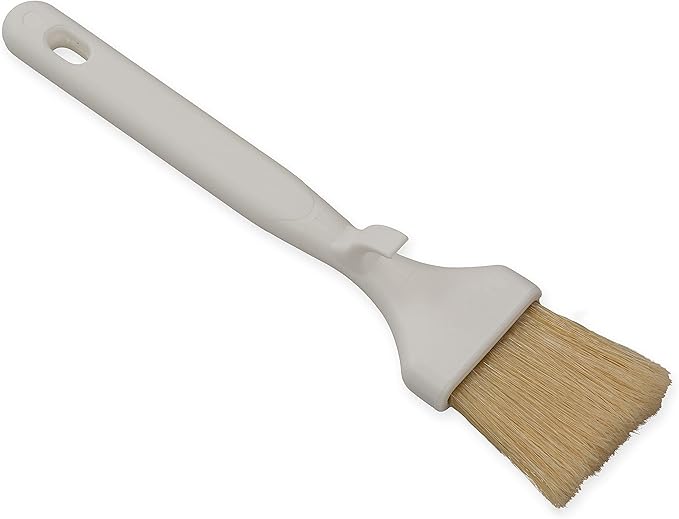 SPARTA 4037800 Meteor Boarhair Pastry Brush, Basting Brush With Built-In Projecting Hook, 2 Inches, Brown, (Pack of 12)