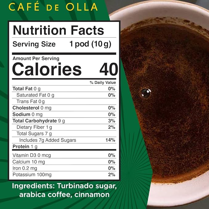 Oriente Sweetened Espresso with Cinnamon Coffee Pods, 18 ct, Dark Roast Flavored Cuban Inspired Coffee in Recyclable Single Serve Pods - 100% Arabica Beans, Compatible with Keurig K Cups Maker