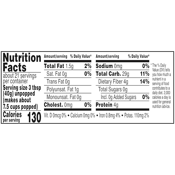 Orville Redenbacher's Gourmet Popcorn Kernels, Original Yellow, 30 oz.