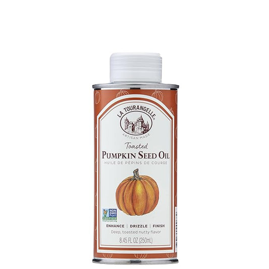 La Tourangelle, Toasted Pumpkin Seed Oil, Great for Cooking, Salad Dressings, Pastas, and Spreads