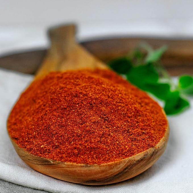 HQOExpress Organic Paprika ??Non GMO, Kosher, USDA Certified Organic Ground Paprika Powder ??Sweet and Mildly Spicy Seasoning for Soups, Chilis, Sauces and Stews, 18 oz. Chef Jar