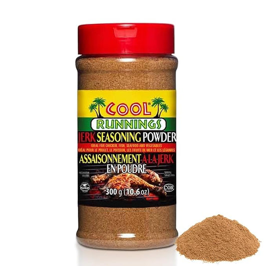 Cool Runnings Jerk Seasoning 300g - Bold Enpoudre Style Seasoning for Marinating, Grilling, Baking and Roasting Chicken, Pork, and Seafood