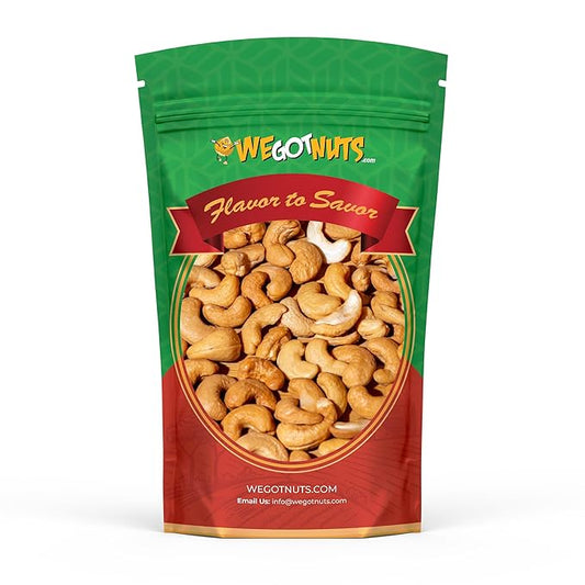 We Got Nuts Roasted Unsalted Cashews 4 Lb.