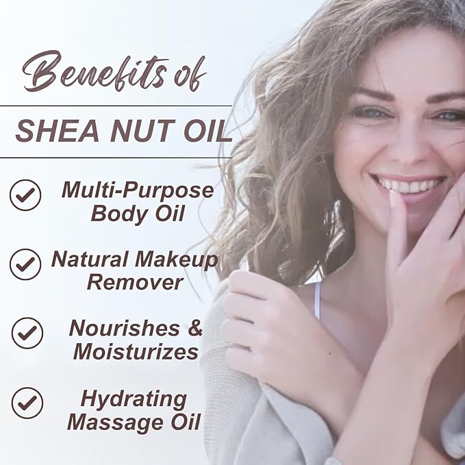 Naturevibe Botanicals Shea Nut Oil 32oz and Fractionated Coconut Oil 32oz | Oil Combo