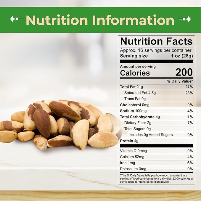 Sincerely Nuts Brazil Nuts Roasted and Salted (5 Lb. Bag) | Delicious Healthy Snack Food | Whole, Kosher, Vegan, Gluten Free | Gourmet Snack | Great Source of Protein, Vitamins & Minerals