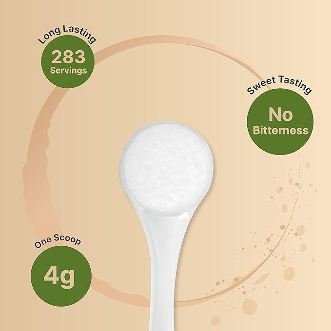 NatureBell Allulose Sweetener, 2.5 Lbs | Keto & Vegan-Friendly, White Sugar Substitute | 0 Calorie, 0 Sugar, 0 Net Carb, Non-Glycemic, Browns Like Table Sugar | Bulk Supply for Baking & Beverages
