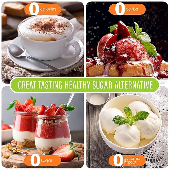 Stevia Select Organic Stevia Powder - Sugar Free Plant Based Pure Stevia Sweetener Stevia Extract Keto Sugar Substitute No Fillers Zero Calorie 1.25 Ounce