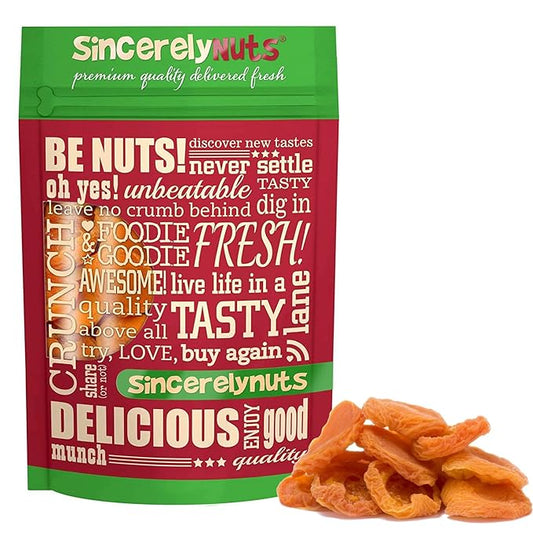 Sincerely Nuts - Dried Jumbo California Apricots | Two Lb. Bag | Dehydrated | Sweet Gourmet Snacking Food | Kosher and Gluten Free