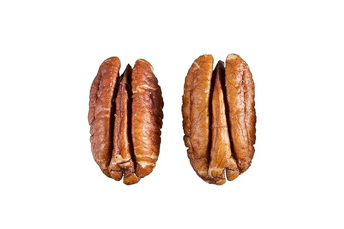 La Nogalera Organic - USDA and CCOF Certified Organic Shelled Pecan Halves in 2 pound bag. Pecan nut halves, NO SHELL, Non-GMO, Kosher and Halal Certified and Ketogenic friendly