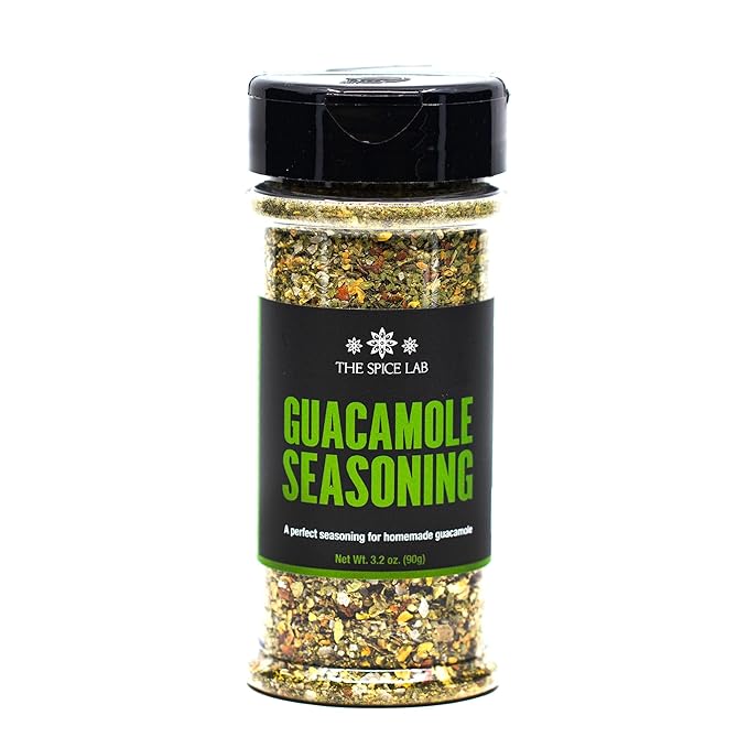 The Spice Lab Guacamole Mix Seasoning for Avocado - Shaker Jar - Perfect for Your Guacamole Seasoning Chip Dip or With Tacos and Nachos or Avocado Toast Seasoning - All Natural and Keto Friendly