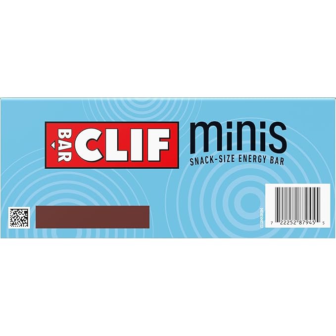 CLIF BAR Minis - Chocolate Brownie Flavor - Made with Organic Oats - 4g Protein - Non-GMO - Plant Based - Snack-Size Energy Bars - 0.99 oz. (20 Pack)