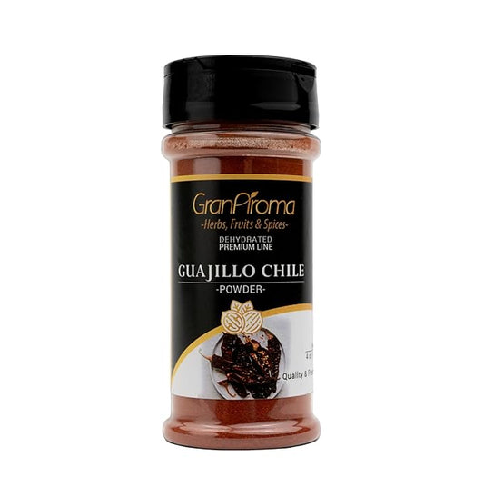 GranAroma Guajillo Chile Powder, Mexican Cuisine, Soups & Sauces (4 Ounce)