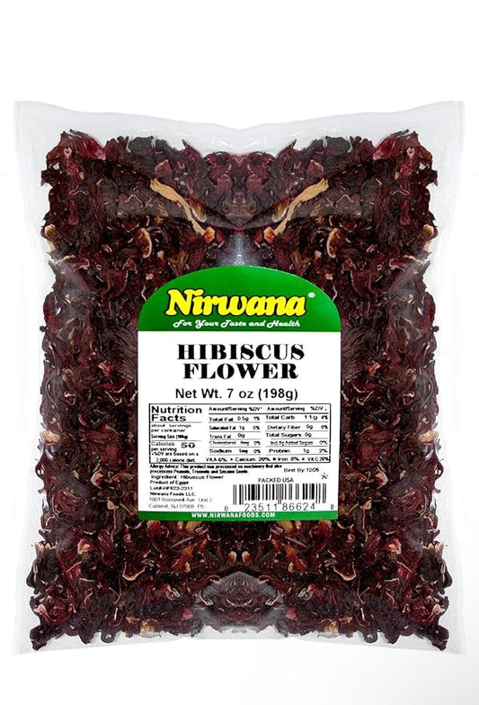 Premium Dried Hibiscus Flowers ??Whole Flower Petals for Herbal Infusions, Loose Leaf Blends, and Culinary Use ??Perfect with Dandelion Root, Raspberry Leaf, and More