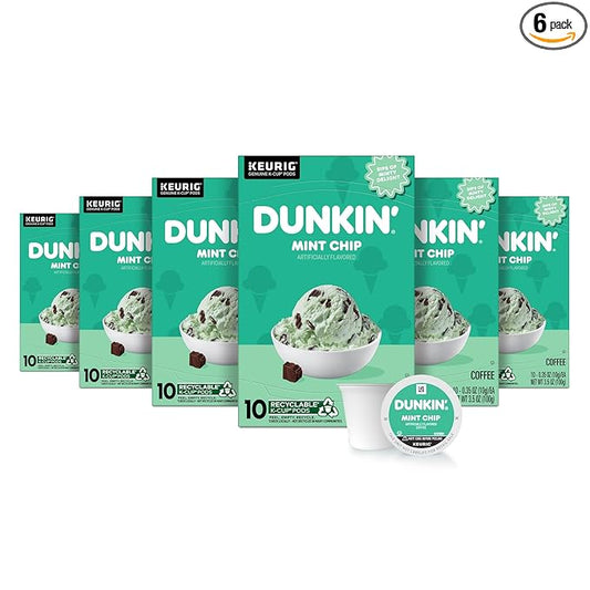 Dunkin??Mint Chip 10ct K-Cup (Pack of 6)