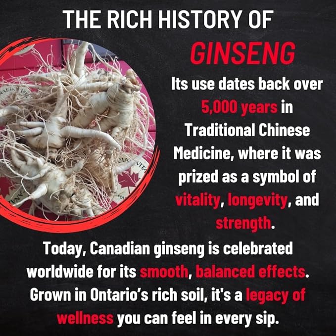 Canadian Vita Ginseng Vietnamese Instant Coffee - Unique Fusion of Canadian Ginseng & Vietnamese Coffee - Rich, Bold & Earthy Flavour - Energy | Focus | Immunity - 10 Sticks